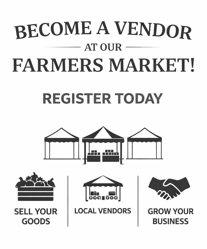 Vendor Registration - All Market Dates from May - October 2026
