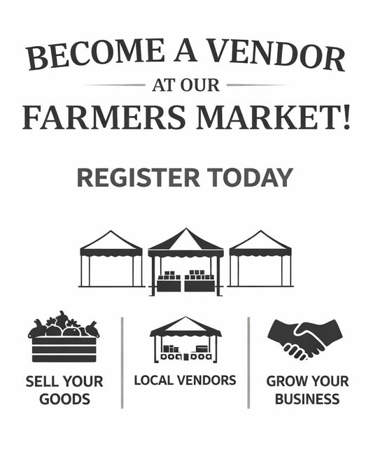 Vendor Registration - All Market Dates from May - October 2026